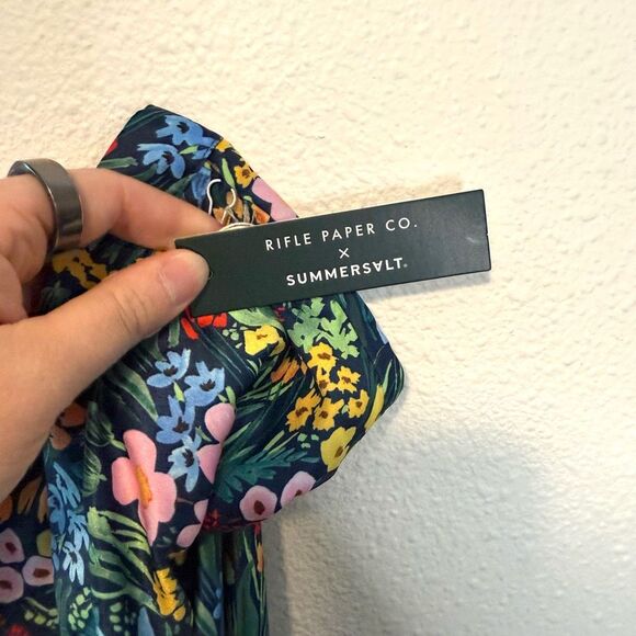 Summersalt X Rifle Paper Company Floral Wrap Skirt Size Large - Picture 8 of 10